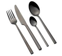 FLORINA Set de Couverts de Table en Acier Inoxydable I 24 Pièces pour 6 Personnes I Menagere RITZ I Ensemble Complet de Fourchettes, Couteaux, Cuillères de Table, Cuillères à Thé