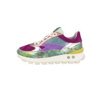Floris van Bommel Baskets basses 'Blokki 04.13' or / vert / violet / rose foncé, Taille 38,5