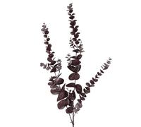 Floristik24 Lot de 2 longues branches d'eucalyptus artificielles violettes 103 cm pour décoration de mariage bohème