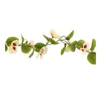 FloristryWarehouse Guirlande de pensées artificielles en soie synthétique Blanc 150 cm