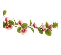 FloristryWarehouse Guirlande de pensées artificielles en soie synthétique Rose 150 cm