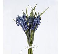 FloristryWarehouse Muscari à ou Raisin jacinthe Bundle Bleu 25 cm/25,4 cm satiné Cravate