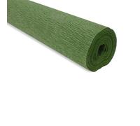 FloristryWarehouse Rouleau de papier crépon 180 g (50 x 250 cm) Vert olive (nuance 17A8)