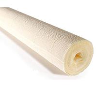FloristryWarehouse Rouleau de papier crépon Lite 140 g (50 x 250 cm) Ivoire (teinte 903)