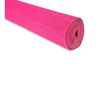 FloristryWarehouse Rouleau de papier crépon résistant à l'eau 140 g 50 x 250 cm Rose fuchsia (teinte 752)