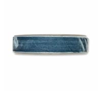 FloristryWarehouse Ruban de Noël en velours bleu foncé de 2,5 cm de large sur un rouleau de 9,1 m, fabriqué en Europe