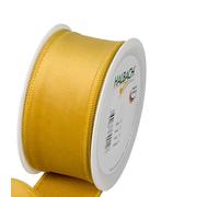 FloristryWarehouse Ruban de Noël en velours jaune moutarde 50 mm de large sur 8 m de long