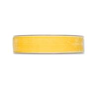 FloristryWarehouse Ruban en velours Jaune 25 mm x 9 m