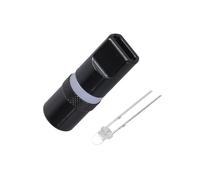 Florisync Boîtier en alliage d'aluminium équipé d'une lumière LED pour câble de type C à faire soi-même et à entretenir - Connecteur USB - Lumière LED pour USB