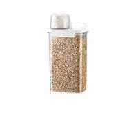 Florjuss Boîtes Hermétiques avec Tasses Doseuses, Ensemble pour Cuisine et Buanderie, Capacité 2300ml, Conserve la Fraîcheur