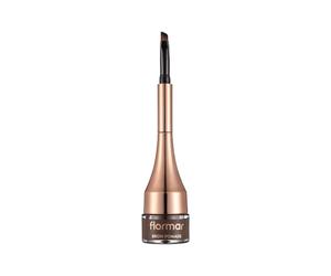 Flormar Brow Pomade Crayon Sourcil Beige - Effet Microblading Sourcil Naturel crayon avec Mini-Pinceau - Sourcils Précis pour Dessin des Poils, Maquillage Femme (03 Marron)
