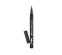 Flormar Extreme Tattoo Eyeliner liquide hautement pigmenté avec finition mate, formule résistante aux taches et pinceau de précision flexible pour un maquillage intense des yeux, 001, noir, 0,3 ml
