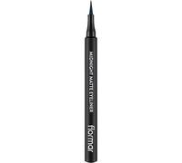 Flormar Eyeliner Midnight Matte liquide – Fini mat intense waterproof, pointe feutre fine – 04 Vert