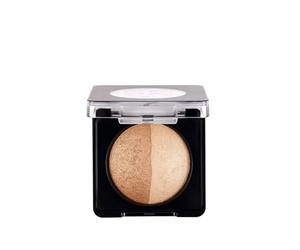 Flormar Fard à Joues Cuit - Maquillage Blush Poudre Haute Pigmentation à Effet Lumière Naturel - Longue Tenue pour Tous Types de Peaux - Texture Douce et Facile à Estomper, 023 Dual Gold
