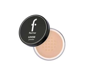 Flormar Loose Powder - Poudre Libre Matifiante Transparente - Poudre Fixatrice Longue Tenue pour Peau Grasse, Mixte ou Sèche - Texture Ultra Légère - 003 Medium Sand