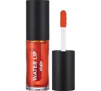 Flormar Water Lip Stain - Encre à lèvres pelable - Rouge à lèvres longue tenue waterproof, effet tatouage sans transfert, brillant, léger et hydratant, 004 Orange Juice