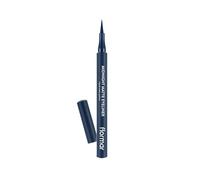 Flormar Midnight Matte Eyeliner - Eyeliner liquide waterproof au fini mat intense - Pointe feutre fine pour une application précise - Longue tenue - Maquillage yeux sans bavures - 003 Dark Blue