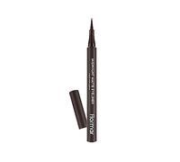 Flormar Midnight Matte Eyeliner - Eyeliner liquide waterproof au fini mat intense - Pointe feutre fine pour une application précise - Longue tenue - Maquillage yeux sans bavures (02 Marron)