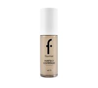 Flormar Perfect Coverage Foundation - Fond de teint liquide haute couvrance avec SPF 15 - hydratation longue durée pour un fini naturel avec protection solaire quotidienne, 100 Light Ivory