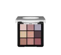 Flormar Texture crémeuse et brillance intensément pigmentée / finition mate 9 couleurs Palette de fards à paupières compacte n° 001 - Fallen Angel