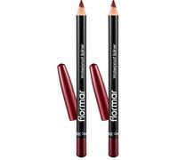 Flormar Waterproof Lipliner - Crayon a Levre Waterproof - Longue Tenue et Résistant aux Bavures - Définition Naturelle pour Tous les Teints - Crayon Contour des Lèvres Nude, 205 Elegant Bordeaux