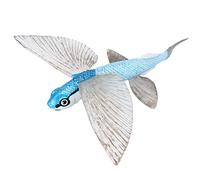 Flormoon Figurines de poisson volant - Figurines d'animaux réalistes - Jouet éducatif pour apprentissage de Noël, cadeau d'anniversaire, récompenses pour enfants