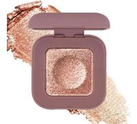 Floruvia Duochrome Champagne Rose Argenté Pailleté Palette d'Ombres à Paupières, Holographique Multichrome Scintillant Métallique Maquillage des Yeux, Palette d'Éclat pour les Yeux #01