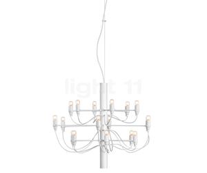 Flos 2097-18 incluse LED ampoules blanc mat - incl. 18x ampoule translucide clair