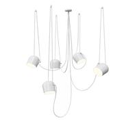 Flos Aim 5 Mixed Pendelleuchte, blanc