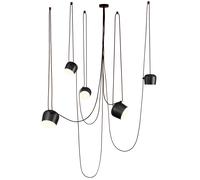 Flos Aim 5 Mixed Pendelleuchte, noir