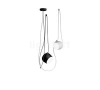 Flos Aim et Aim Small Mix LED 2 foyers noir/blanc, small Ce luminaire comporte des modules à LED prémontés de classes énergétiques A A++, A+, A
