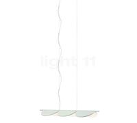 Flos Almendra Linear S3 Suspension LED 3 foyers, blanc Ce luminaire comporte des modules à LED prémontés de classes énergétiques A A++, A+, A