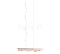 Flos Almendra Linear S3 Suspension LED 3 foyers, poudre Ce luminaire comporte des modules à LED prémontés de classes énergétiques A A++, A+, A