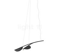 Flos Almendra Organic S2 Suspension LED 2 foyers anthracite - short Ce luminaire comporte des modules à LED prémontés de classes énergétiques A A++, A+, A