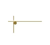 FLOS lampe murale applique COORDINATES WALL 2 (Champagne - Aluminium Extrudé)