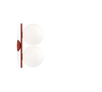 Flos Applique murale IC lights C/W1 Double Bordeaux-opale