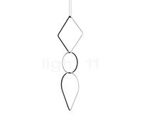 Flos Arrangements LED Square L + Round S + Drop Up Ce luminaire comporte des modules à LED prémontés de classes énergétiques A A++, A+, A