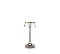 Flos Bon Jour Unplugged Akku Tischleuchte, Black Chrome