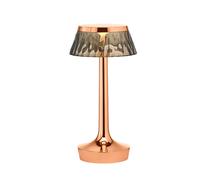 Flos Bon Jour Unplugged Bordlampe Kobber Krop Og Røgfarvet Skærm