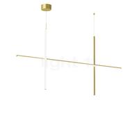 Flos Coordinates S2 Suspension LED champagne anodisé Ce luminaire comporte des modules à LED prémontés de classes énergétiques A A++, A+, A