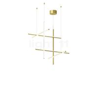 Flos Coordinates S3 Suspension LED champagne anodisé Ce luminaire comporte des modules à LED prémontés de classes énergétiques A A++, A+, A