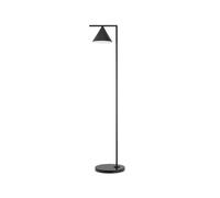 FLOS Lampadaire Captain Flint – noir, marbre noir