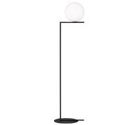 FLOS lampadaire IC F2 (Noir - Verre soufflé et métal)