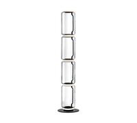 FLOS lampadaire NOCTAMBULE (4 Low Cylinders - Verre soufflé / Aluminium moulé sous pression noir)