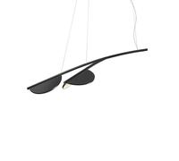 FLOS lampe à suspension ALMENDRA S2 ORGANIC Y SHORT (Anthracite - Aluminium)
