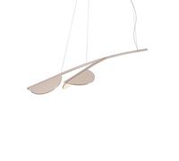FLOS lampe à suspension ALMENDRA S2 ORGANIC Y SHORT (Nude - Aluminium)