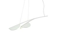 FLOS lampe à suspension ALMENDRA S2 ORGANIC Y SHORT (Off-white - Aluminium)