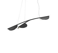 FLOS lampe à suspension ALMENDRA S3 ORGANIC Y SHORT (Anthracite - Aluminium)