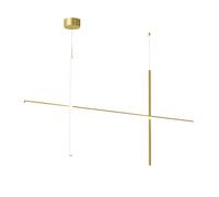 FLOS lampe à suspension COORDINATES S2 (Champagne - Aluminium Extrudé)