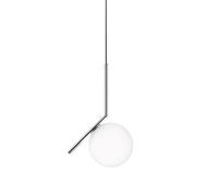 FLOS lampe à suspension IC S1 (Acier chromé - Verre soufflé et métal)